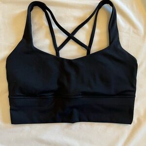 All in Motion Black Strappy Sports Bra - sz Small